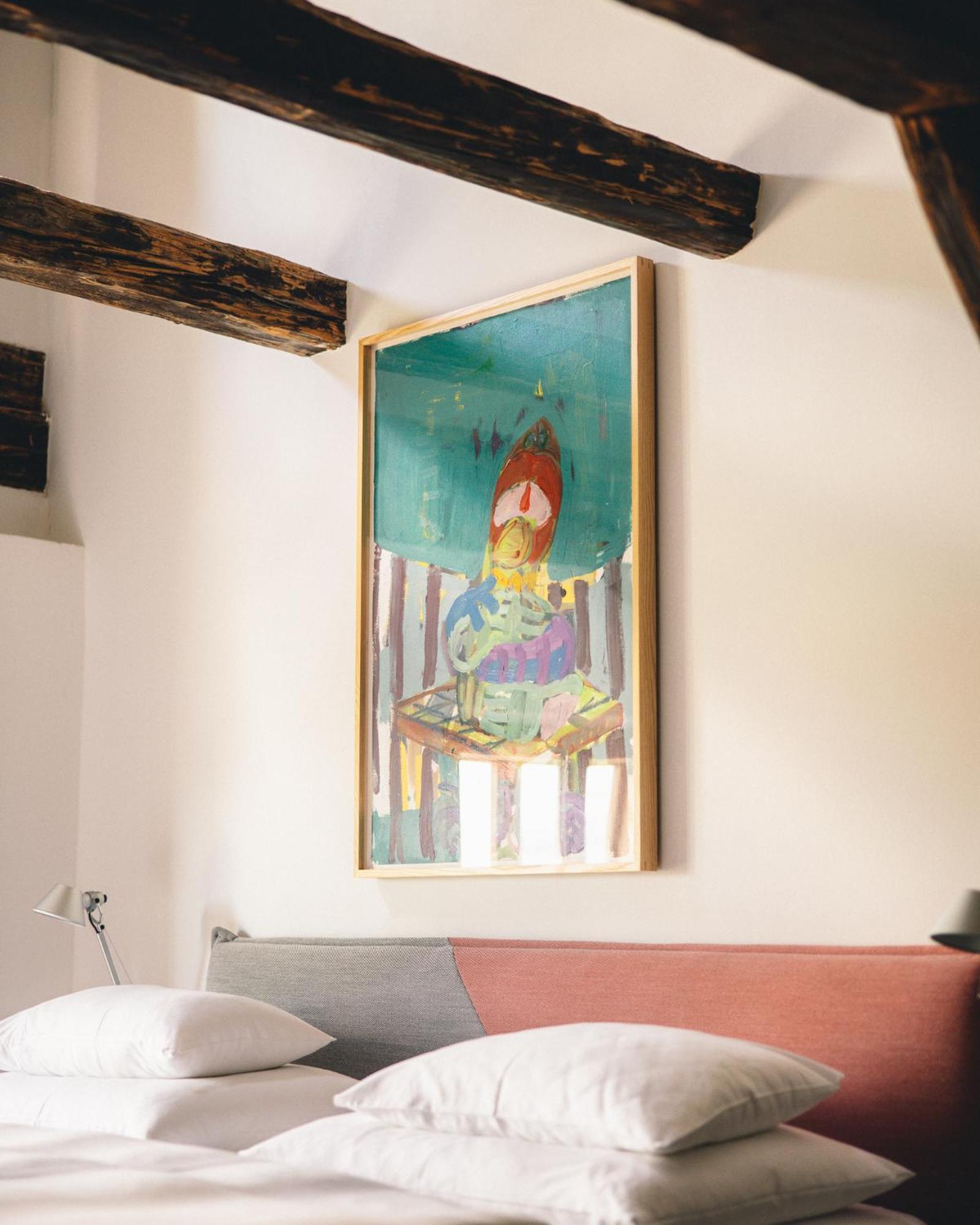 Kai 36 - Hotel Zwischen Fels Und Fluss Graz Kültér fotó A painting by the artist